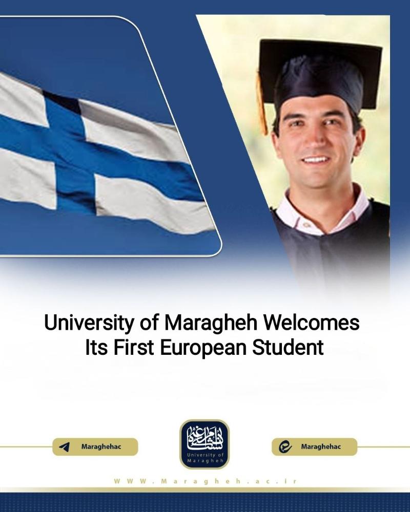 University of Maragheh Welcomes Its First European Student